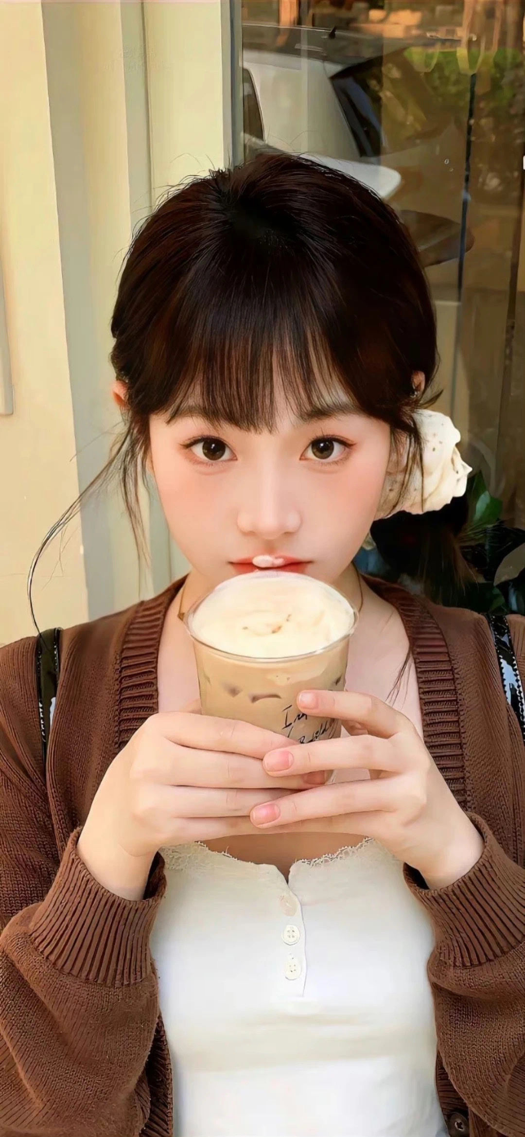 真人美女自拍桌面_真人美女自拍情头真人