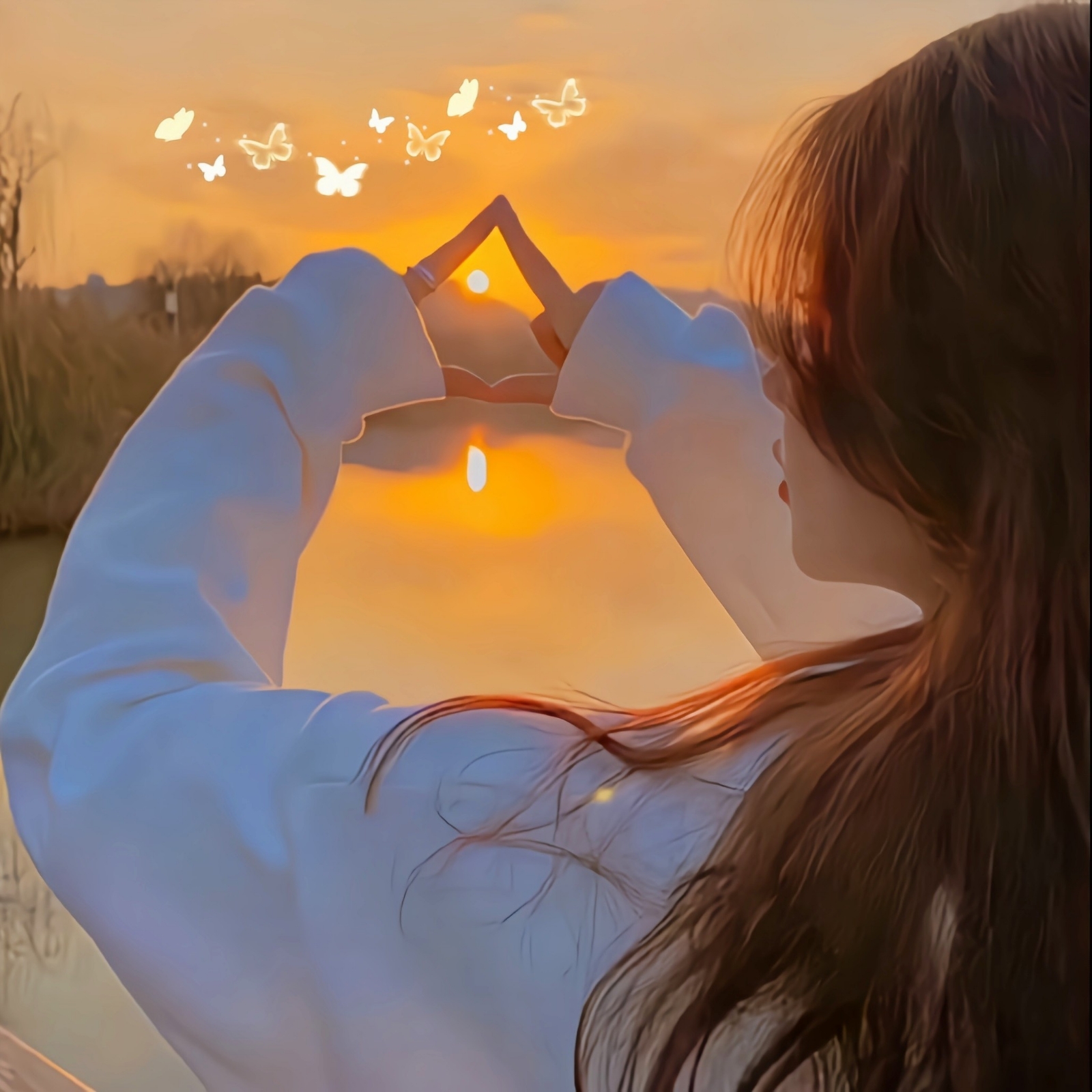 真人美女自拍背景图片_真人美女自拍真人