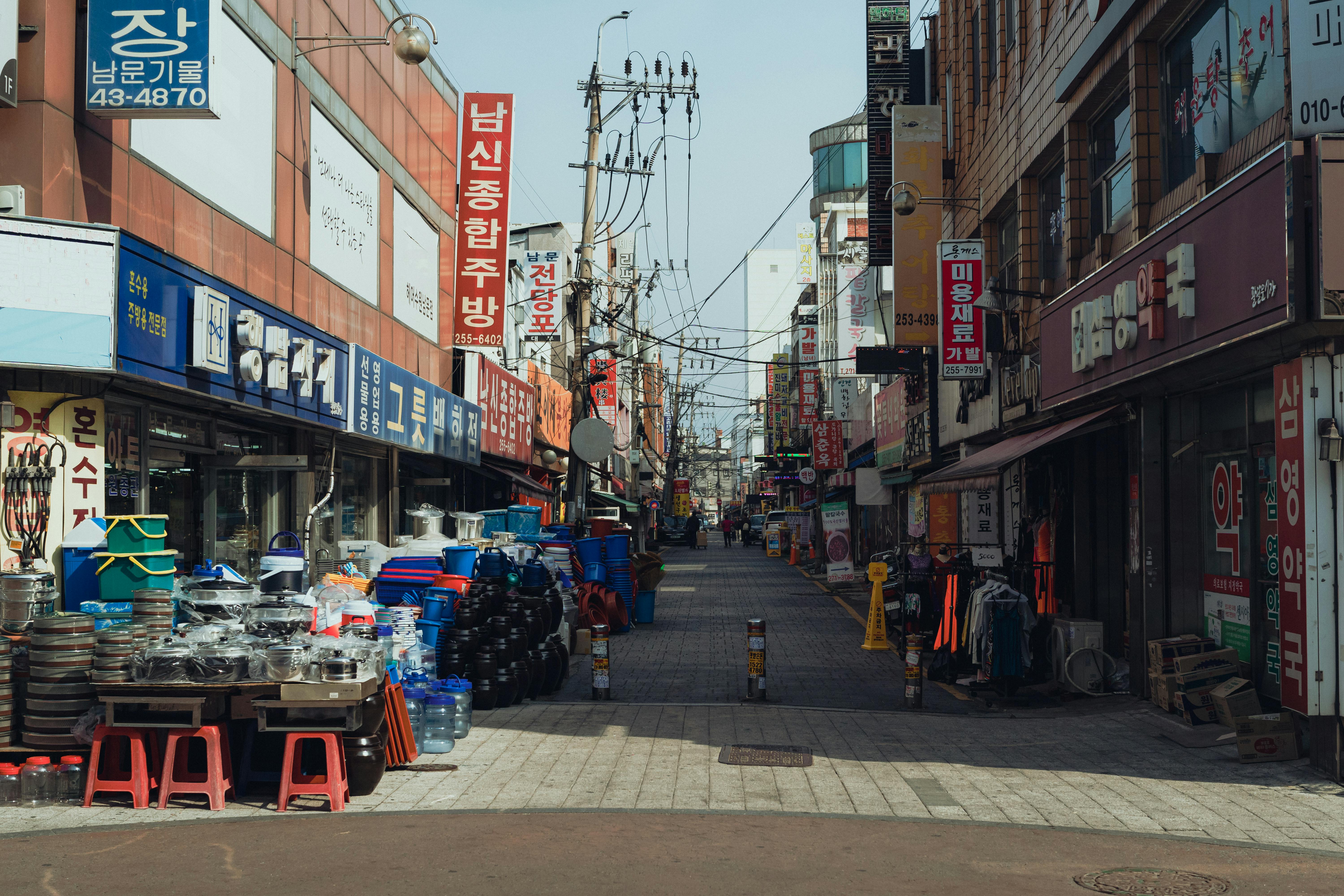 壁纸图片DeviantArt_首尔的传统韩国市场场景