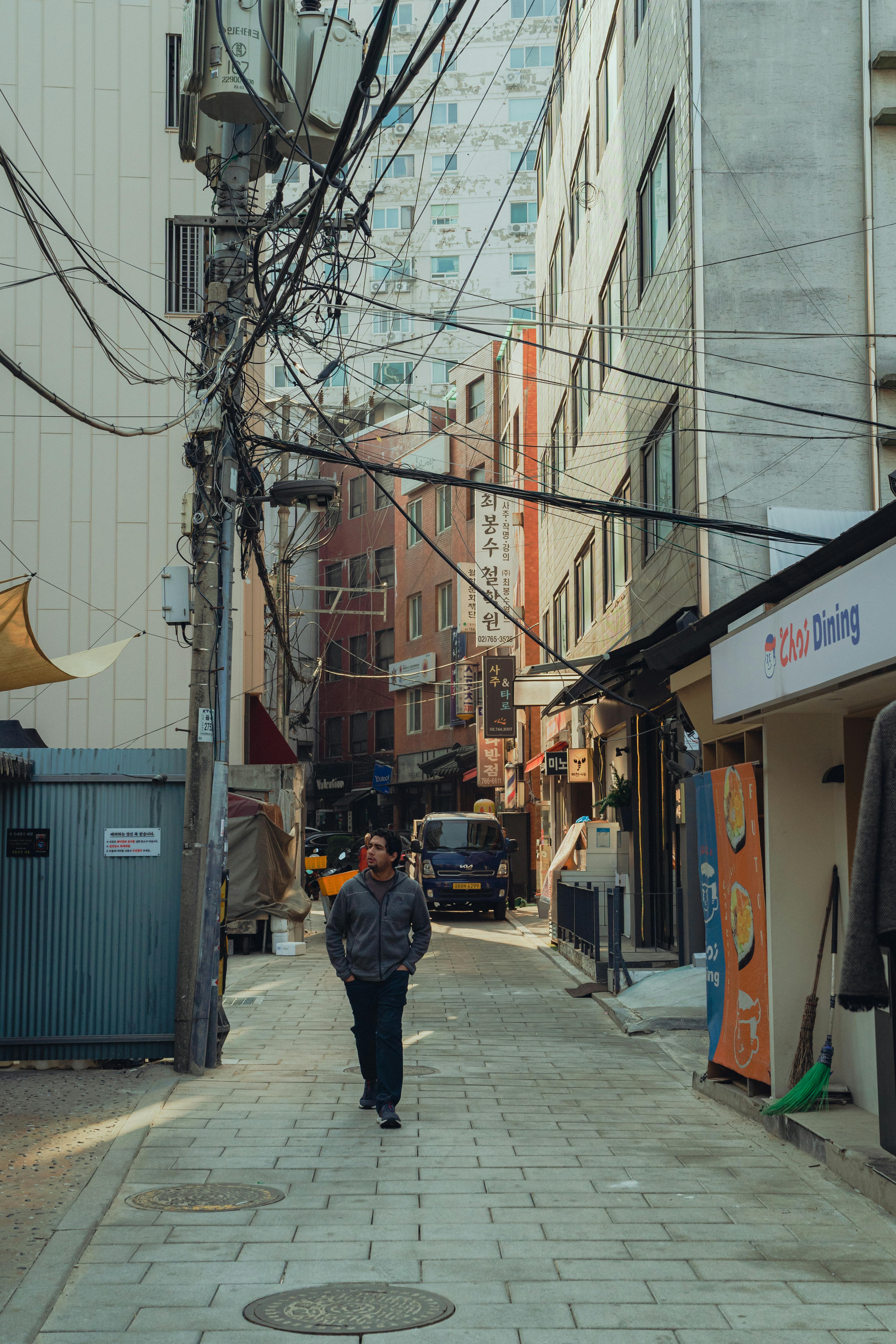 壁纸古风WallpaperSafari_春天首尔街景繁华