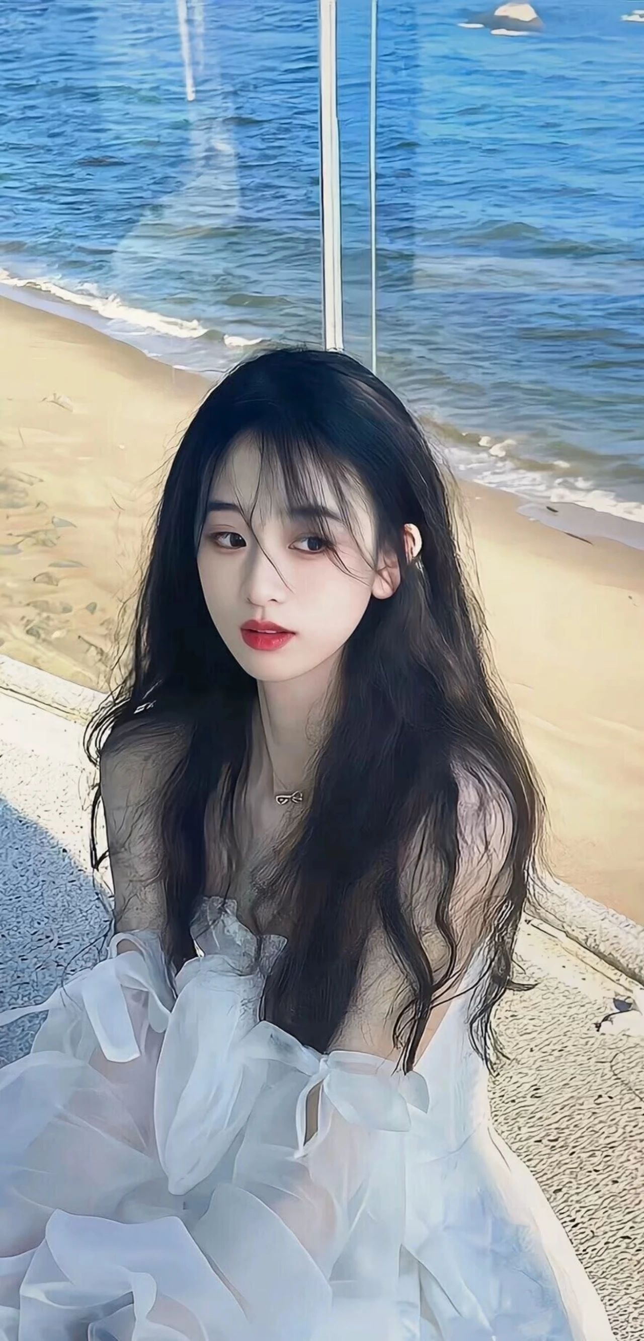真人美女自拍背景图片_真人美女自拍美女壁纸，真人壁纸