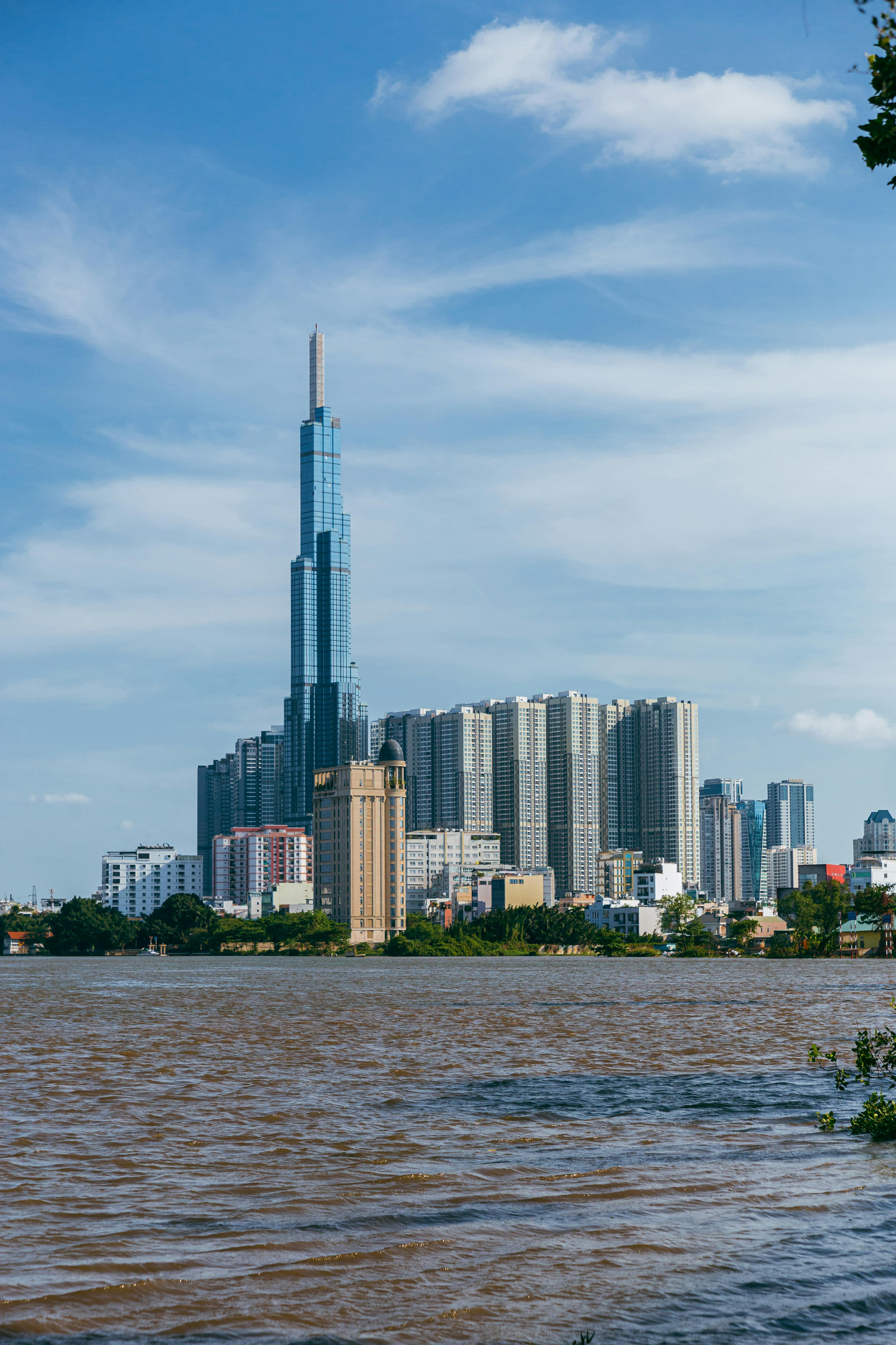 美景图片风景壁纸3d墙纸_胡志明市Landmark81的天际线景观