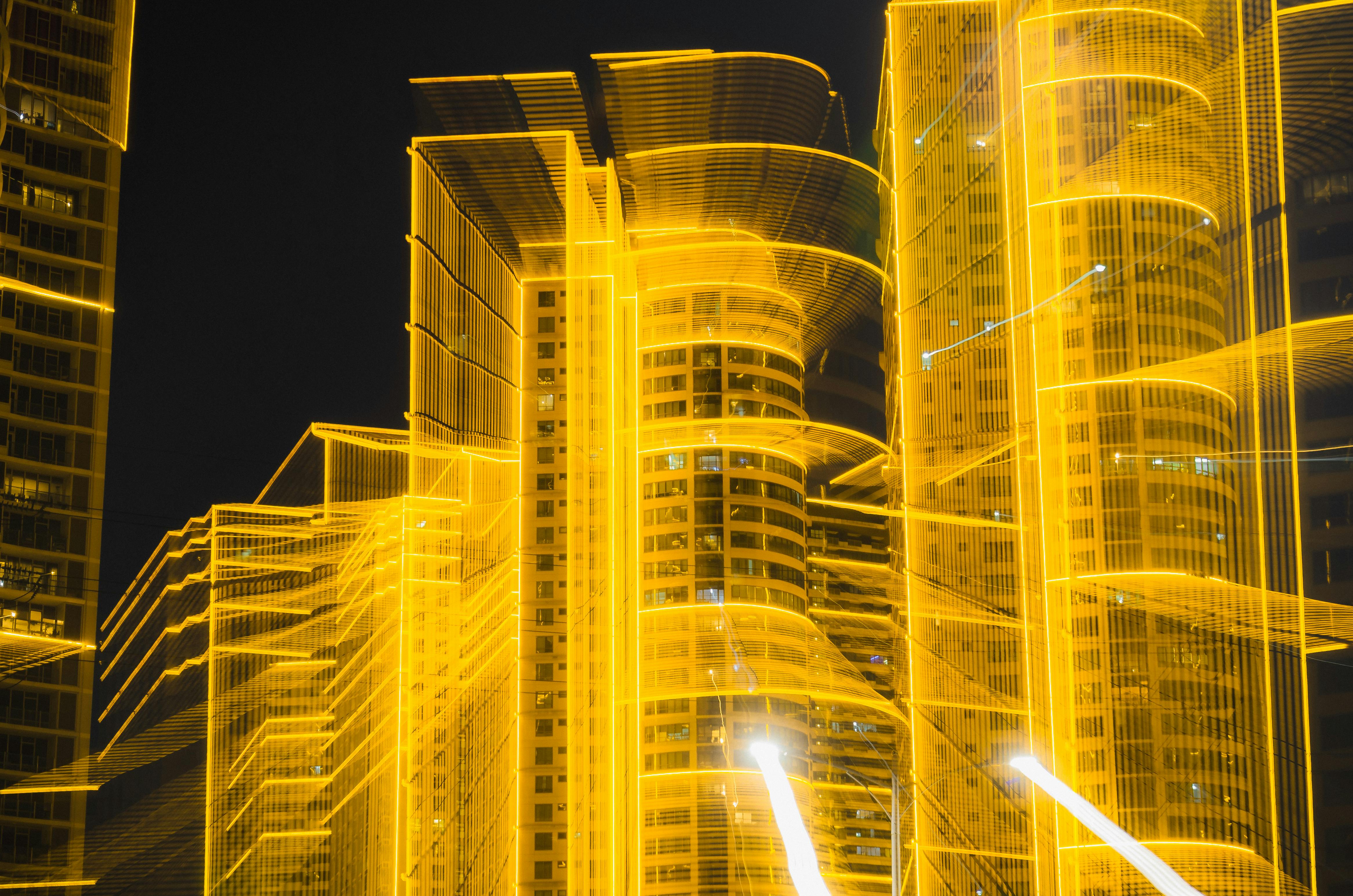 壁纸高清Abstract,_塔吉格城市建筑上空的绚丽天空