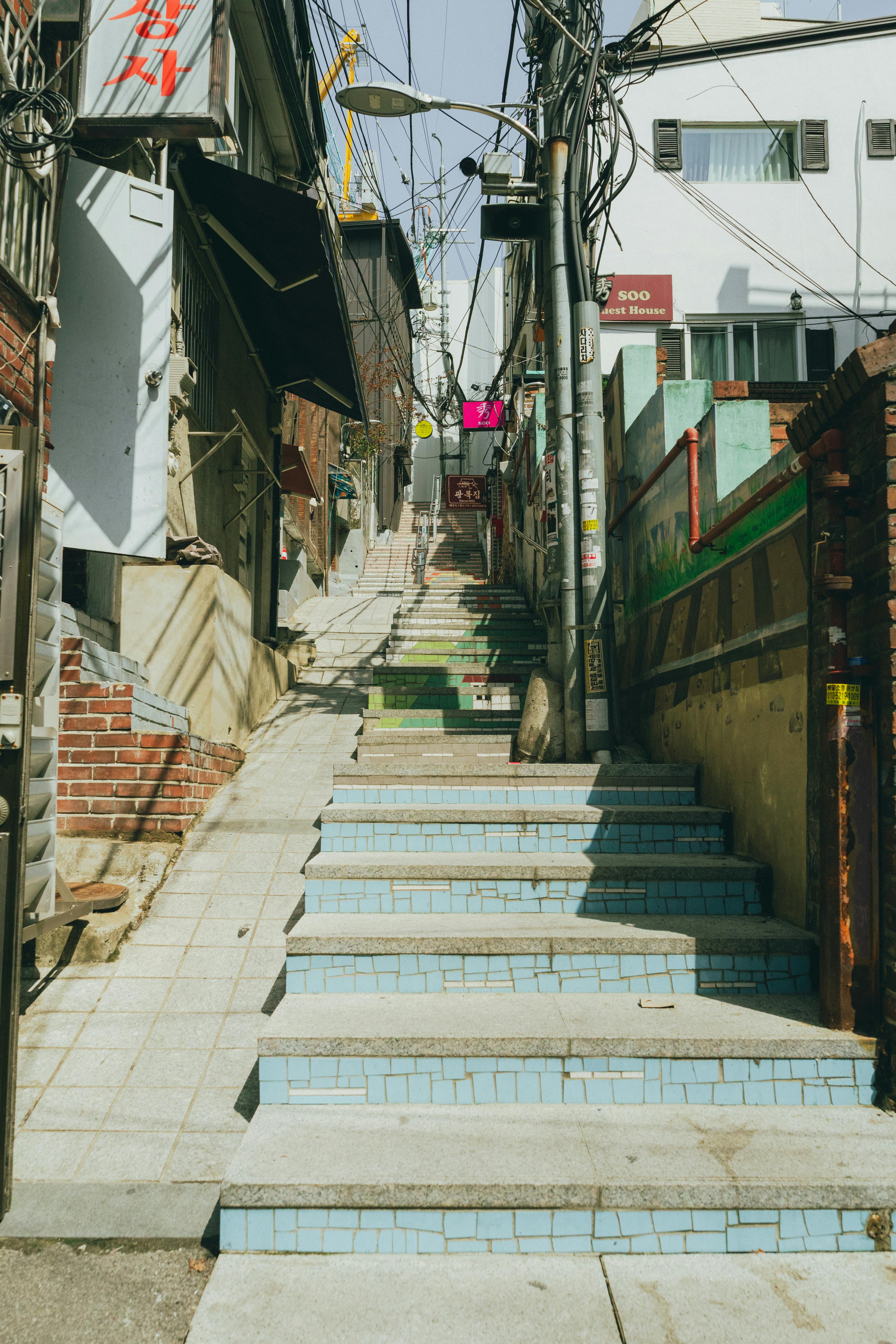 壁纸高清Cave_韩国首尔热闹的街头市场