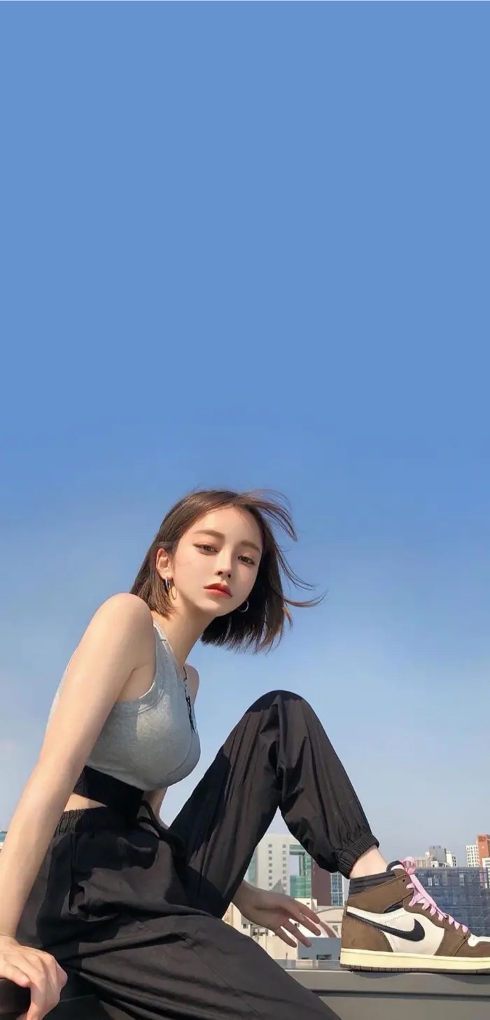 美女图片微信头像侧面_美女壁纸