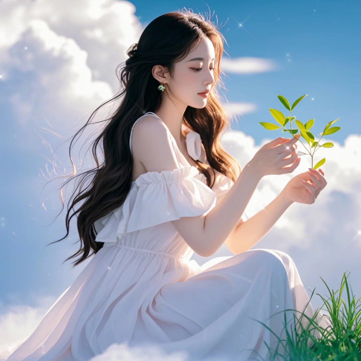 美女照片游泳写真素材_美女头像甜美卡通