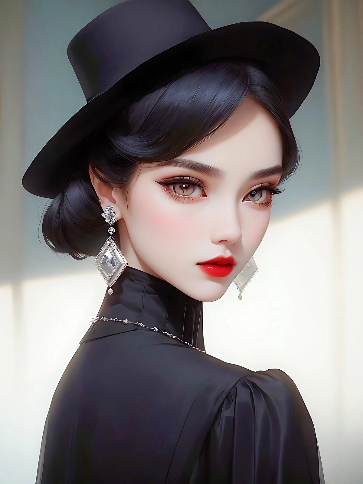 美女壁纸4k高清唯美_美女高雅造型
