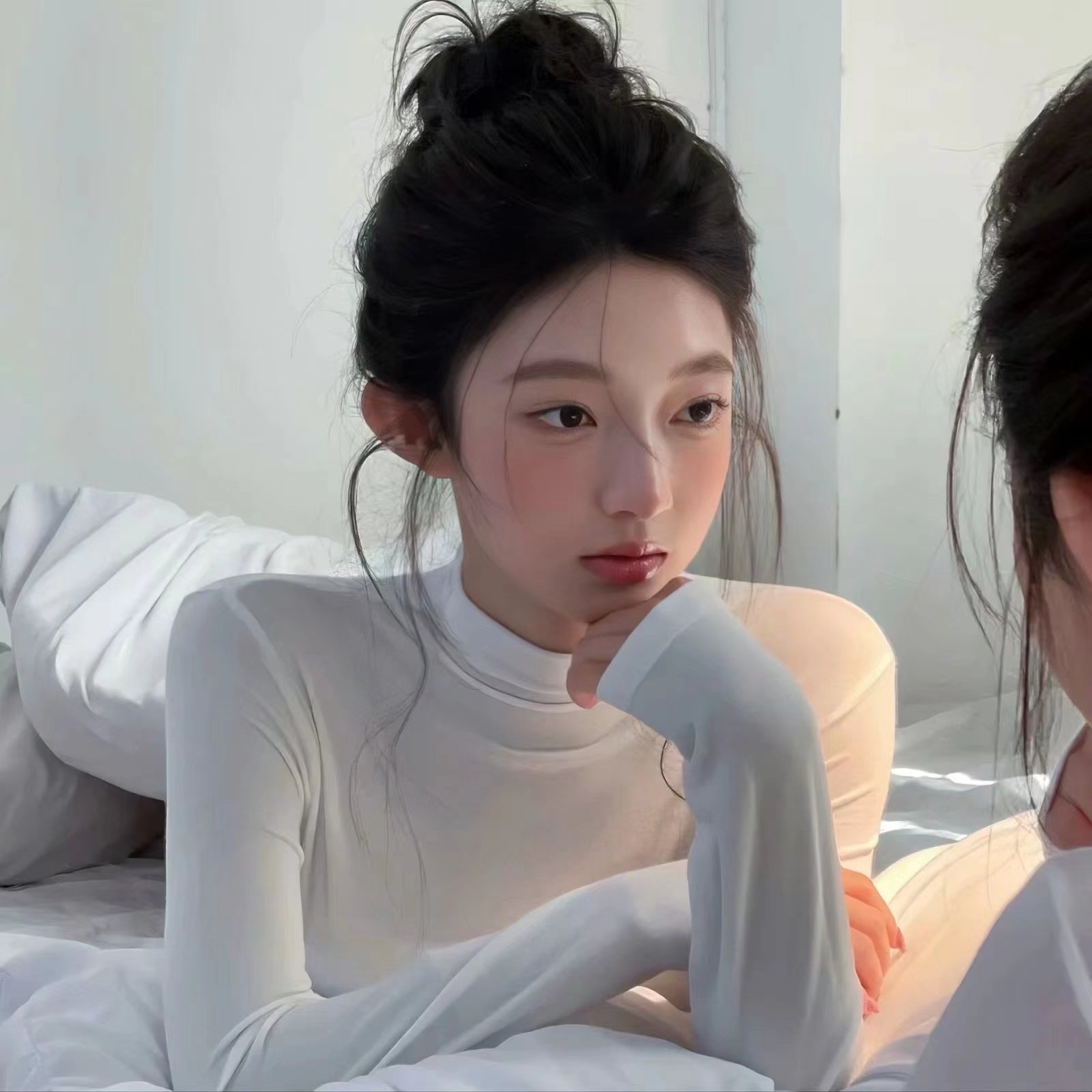 美女图片微信头像_美女头像外国