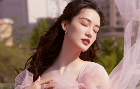 美女黑色旗袍侧身全屏手机壁纸美女壁纸壁纸下载彼岸桌面_美女壁纸风景