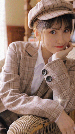 金融保险个人形象宣传社交名片微信头像套装_美女头像真人版好看