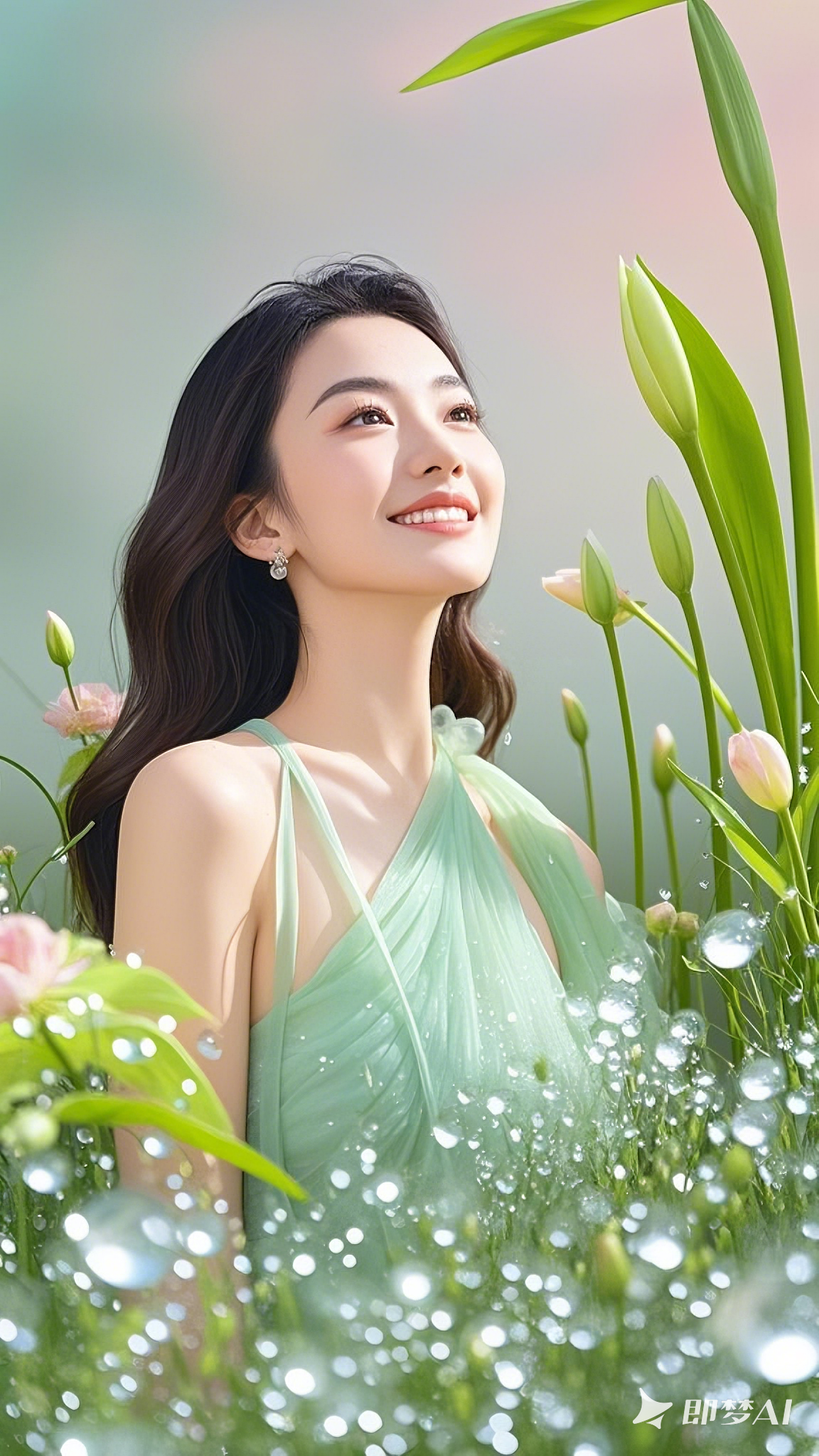 长图排版公众号模版电影感婚纱照_美女自拍