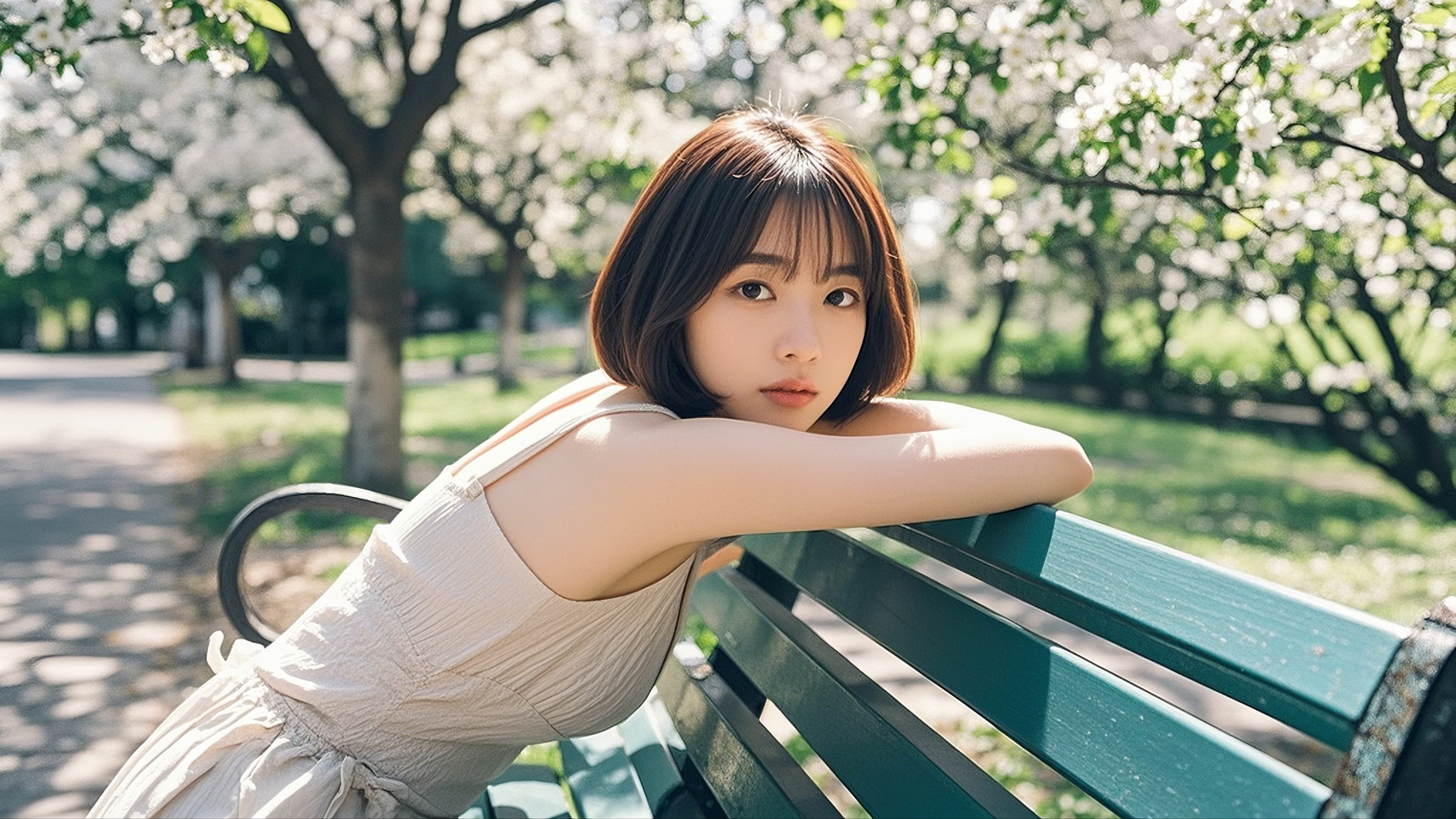 甜美可爱的美女壁纸_美女高雅造型