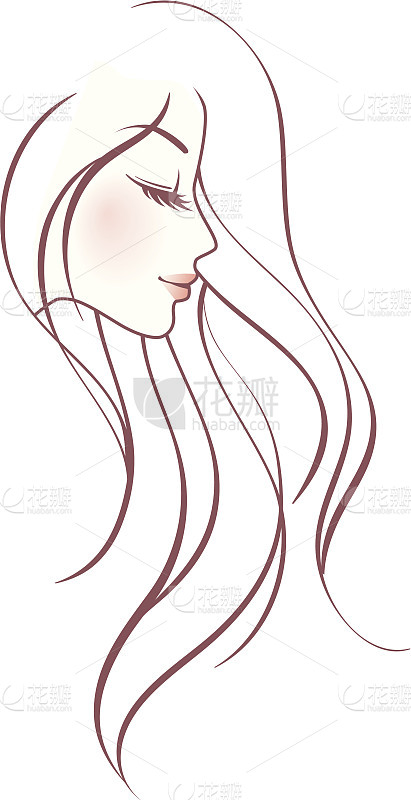 漂亮的女性表情集插图素材_美女壁纸手机壁纸