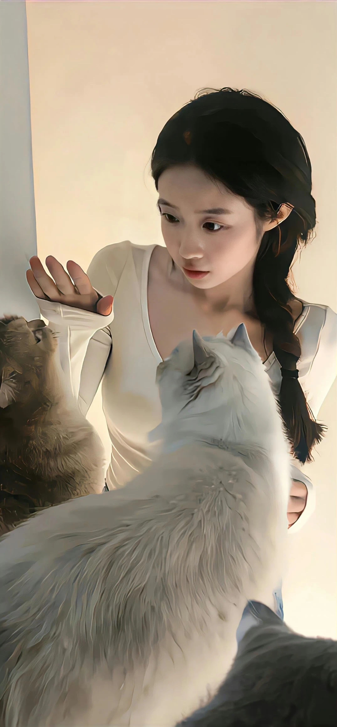 巨蛇闯女校美女头像真人高冷