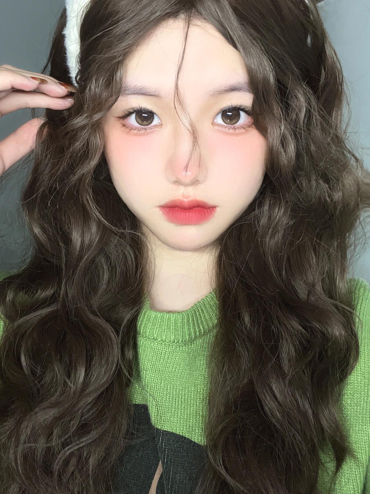 美发模特人像_美女自拍