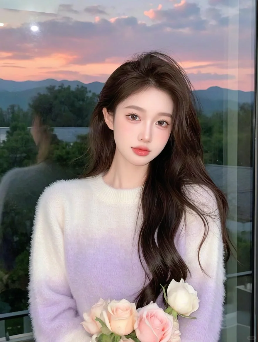 美容护肤模特人像图片_美女图片微信头像背影