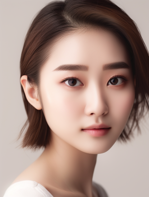 美发女生发型人像_美女头像真人氛围感