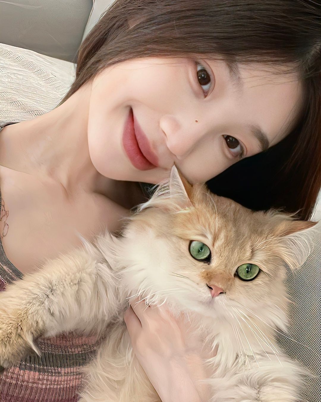 美女头像甜美_美女照片手机挡脸头像