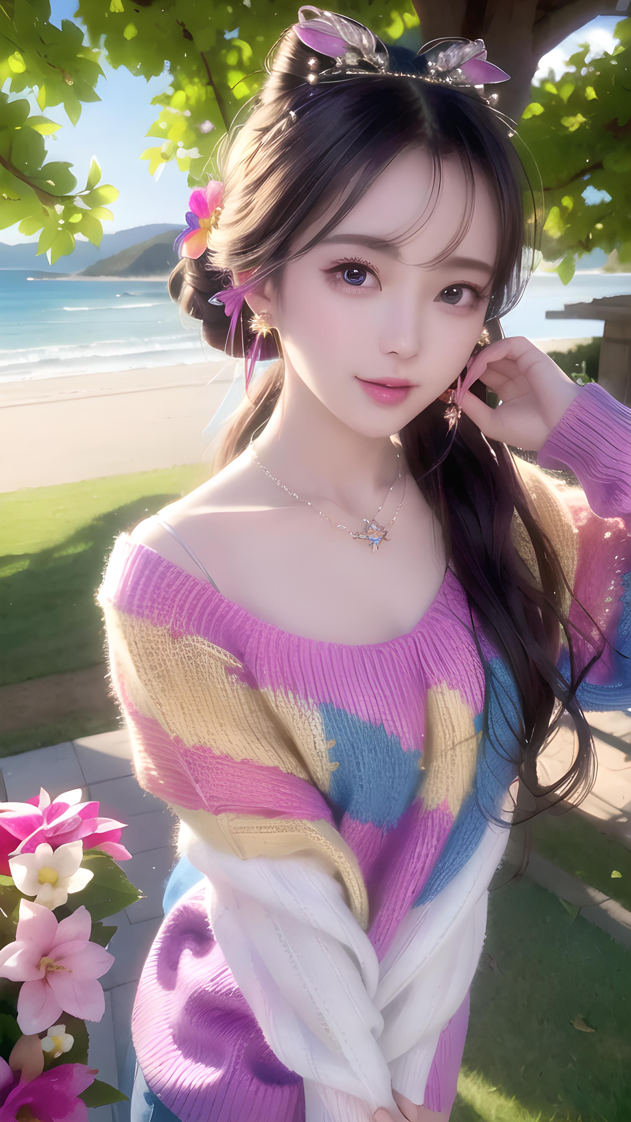 美女头像真人侧脸_美女头像真人氛围感