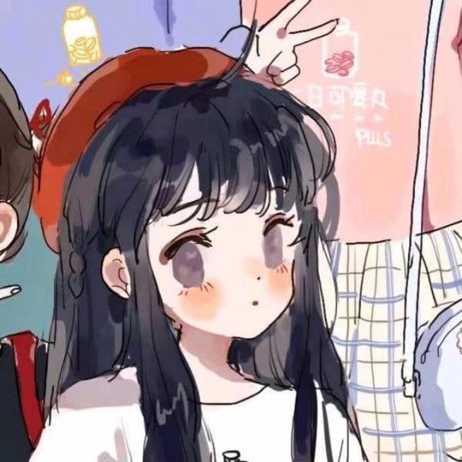 美女图片微信头像真人_美女图片微信头像侧脸