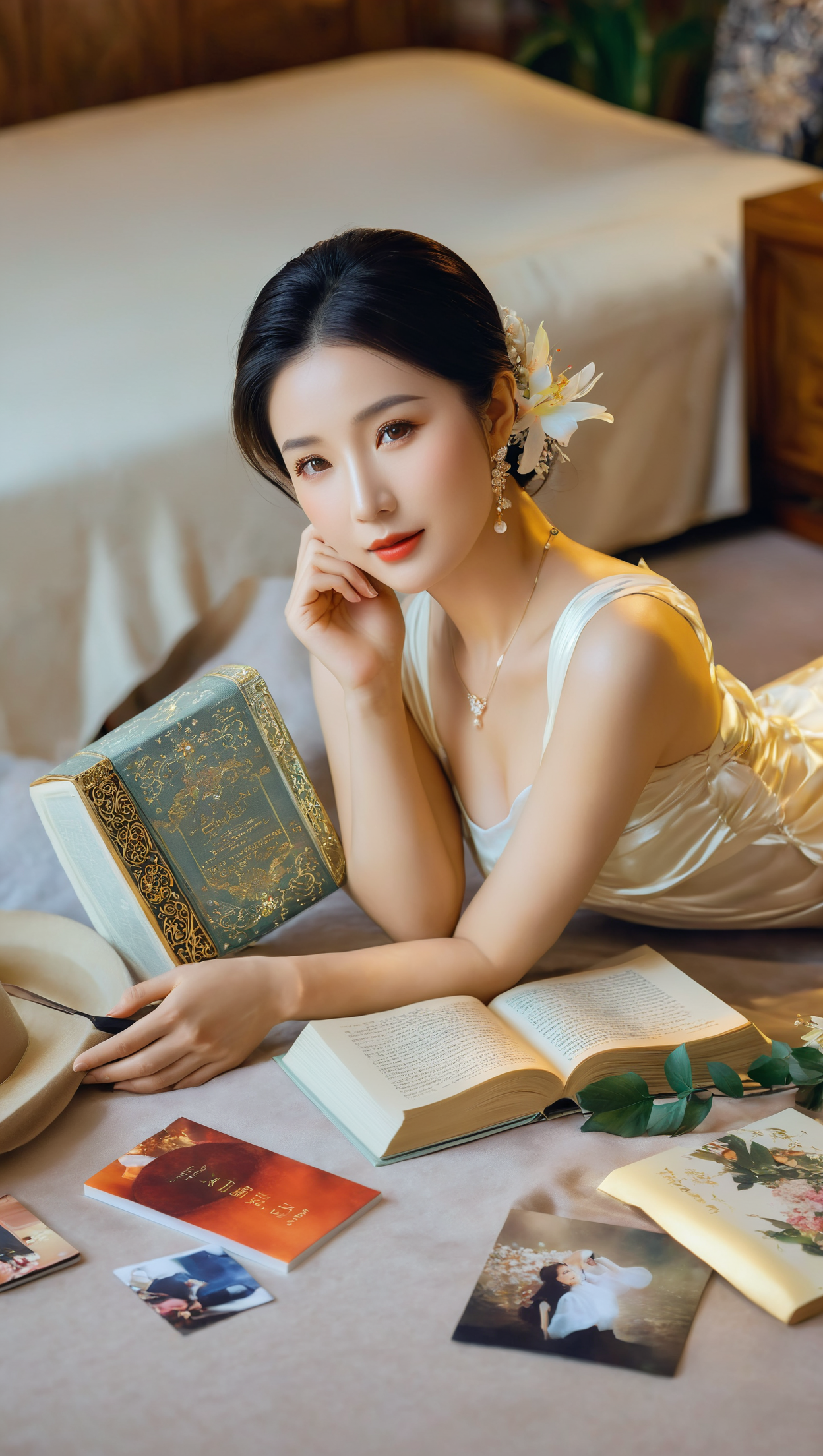 美女高雅造型_美女图片微信头像
