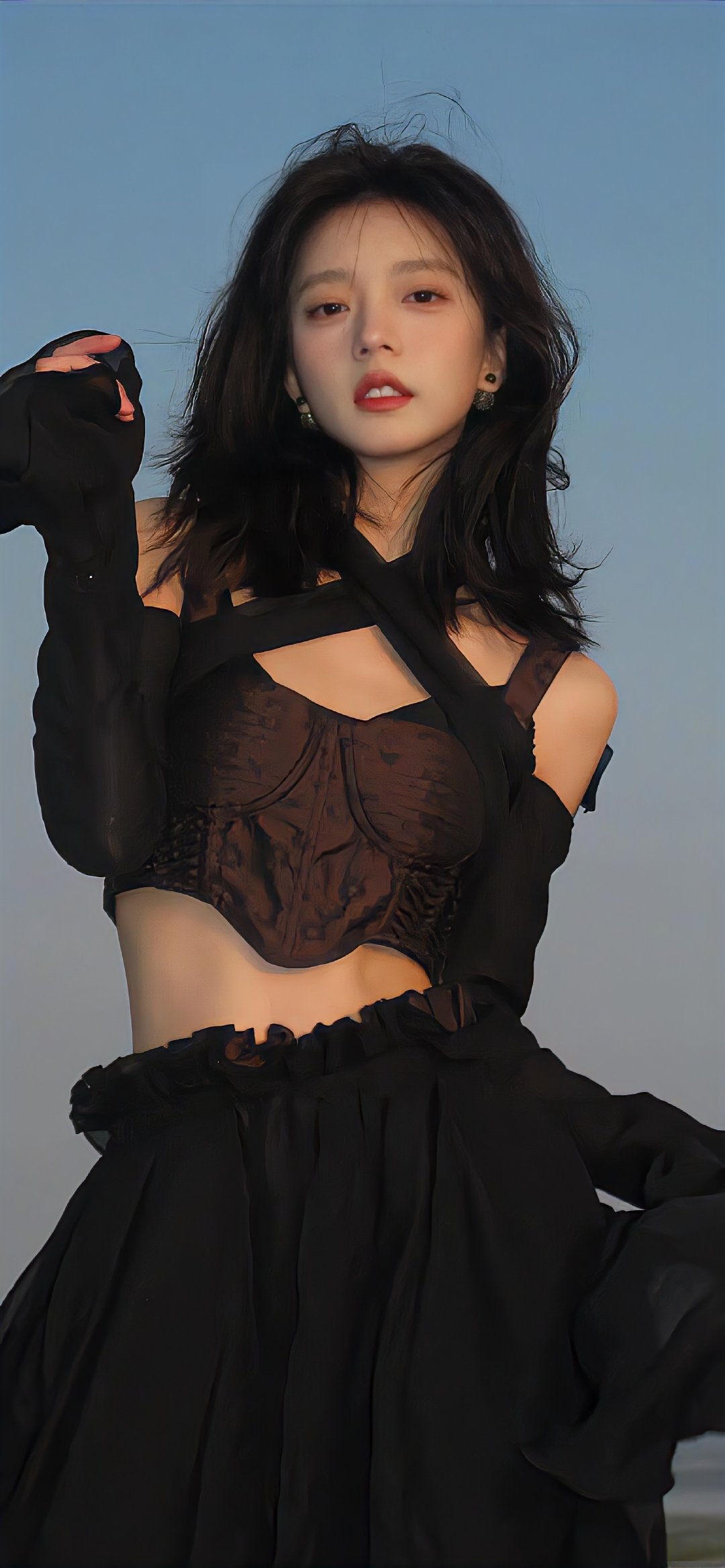美女头像甜美_美女高雅造型