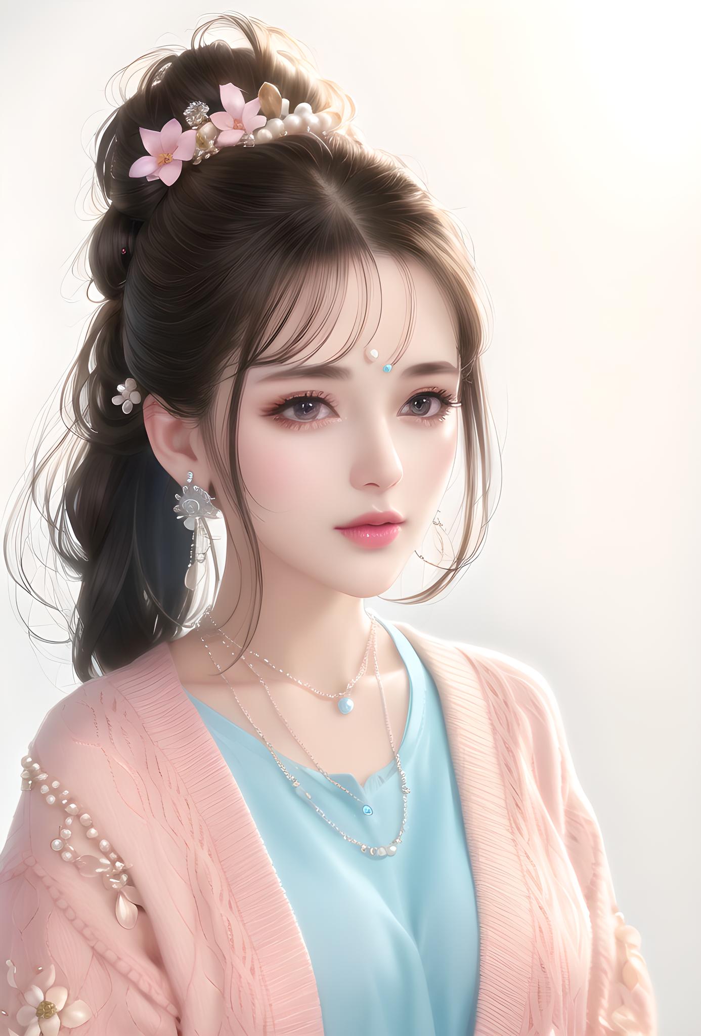 雨树之国美女照片侧脸好看头像