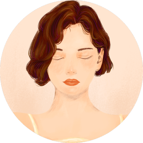 橘子汽水糖果女孩画师手绘头像女生头像闺蜜头像团头_美女壁纸手机壁纸