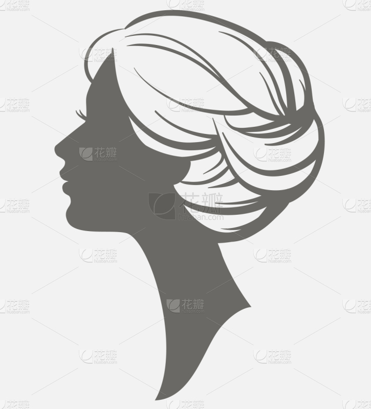 长发青年女人发型发饰自然美长的肖像发型屋仅女人仅一个女人_美女头像真人