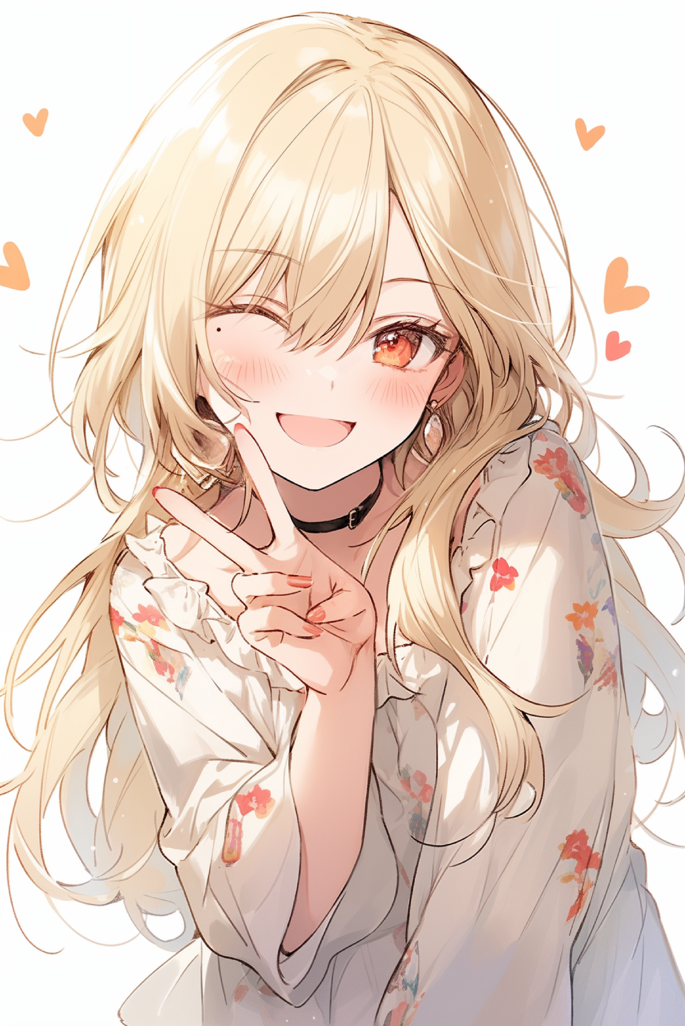 二次元少女动漫壁纸长发蕾姆_美女高雅造型