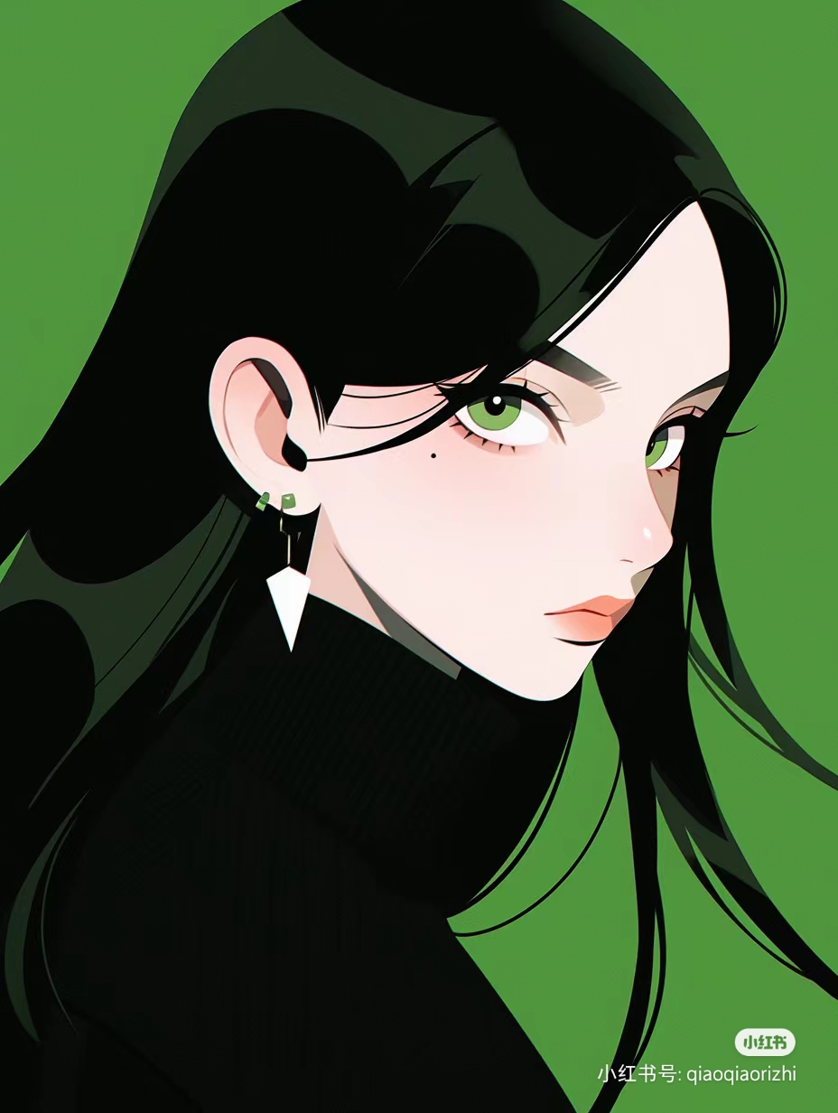 女生头像手绘卡通动漫人物_美女时尚街拍
