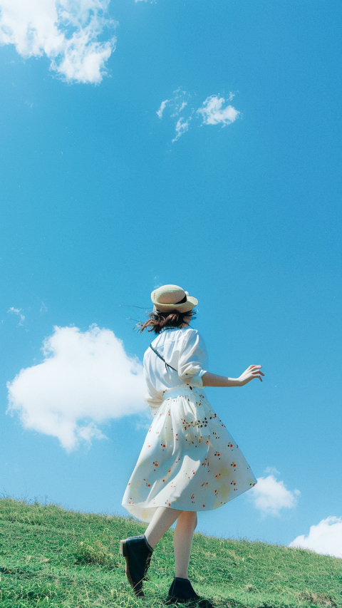 五四青年节通用青春人物背景场景图片素材_美女头像真人头像可爱