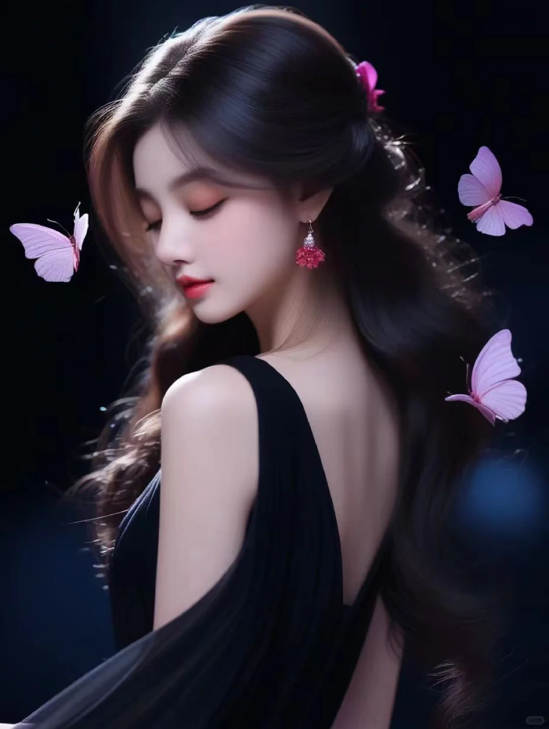 侧脸比较好看_美女壁纸