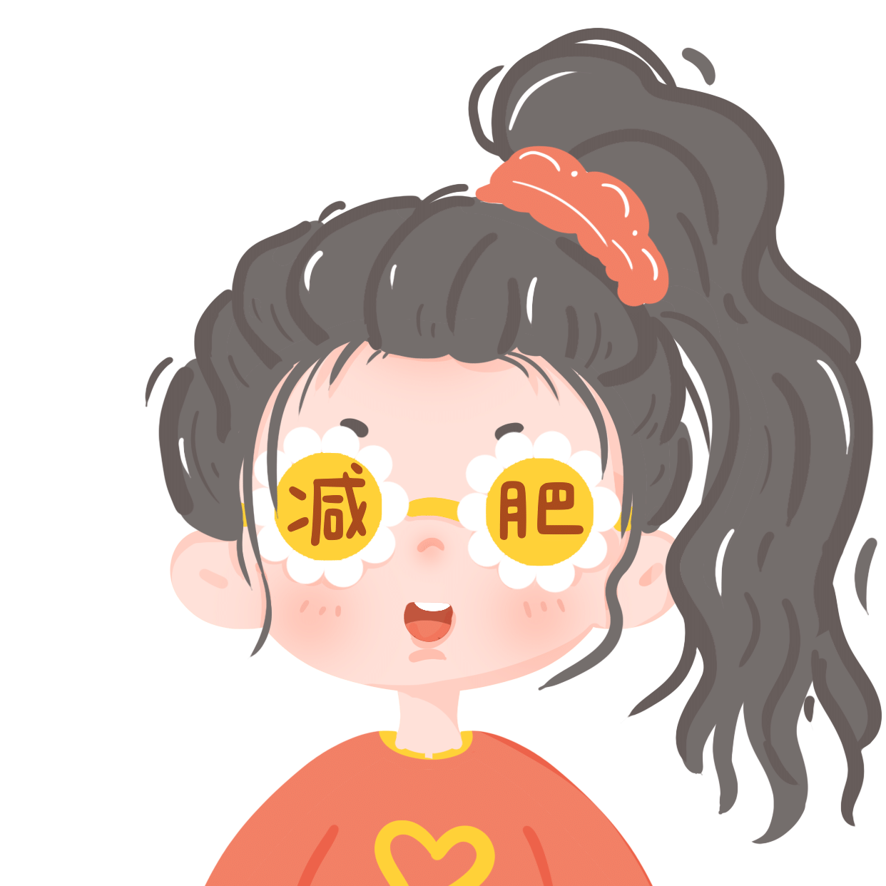 可爱手绘兔子微信头像_美女头像真人版