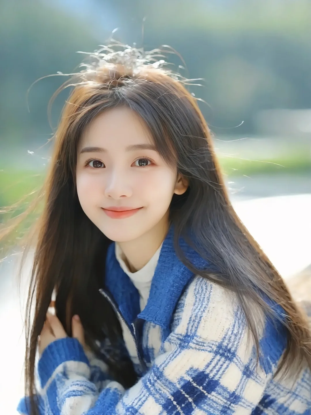 原野人像高清人物摄影图_美女图片微信头像背影