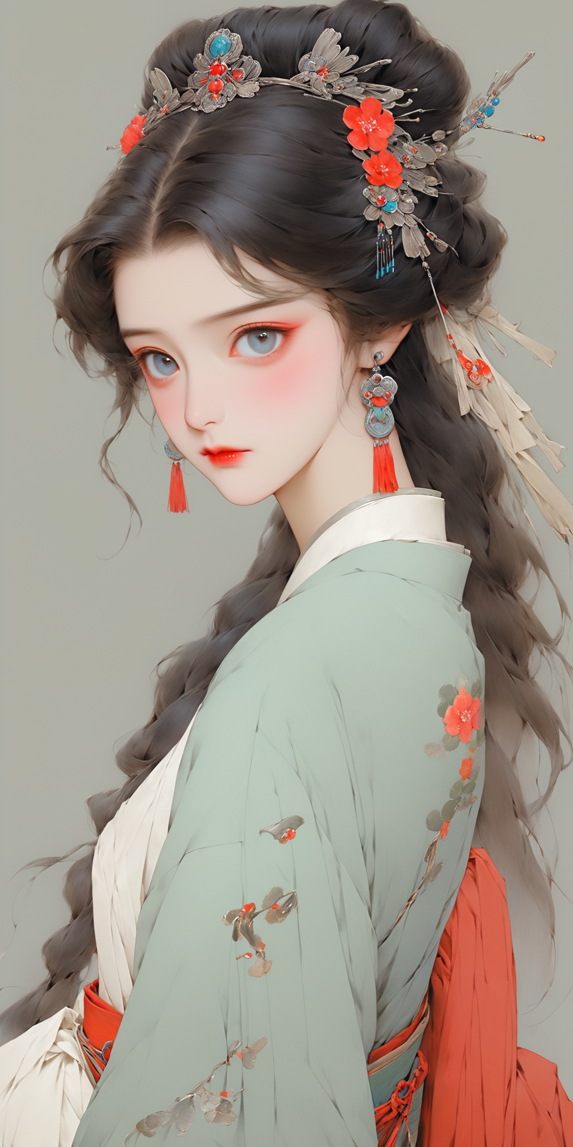 美女头像真人_美女高雅造型
