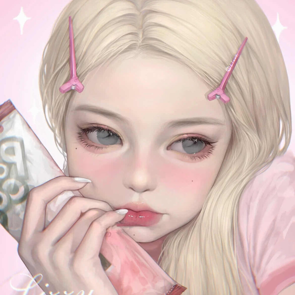 妇女节女性头部剪影节日元素_美女头像甜美