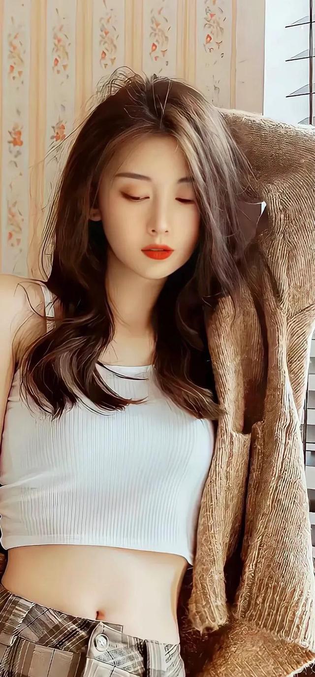 微商夏至节气祝福晒照手机海报_美女壁纸手机壁纸