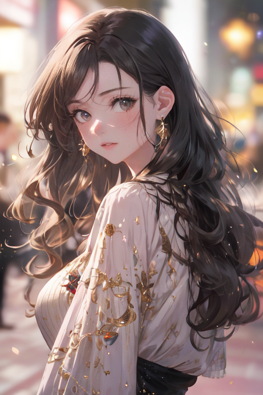 猫咪可爱感插画头像_美女照片