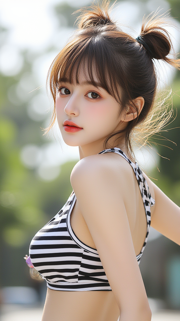 美女照片卡通教程_美女时尚街拍