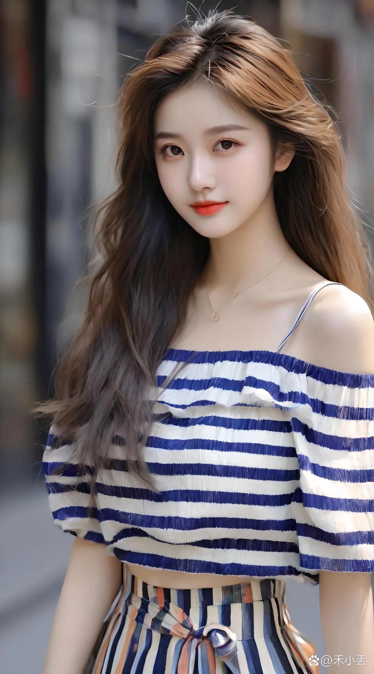 美发模特人像_美女自拍
